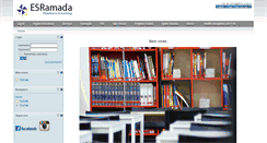 Desktop Screenshot of moodle.esramada.pt